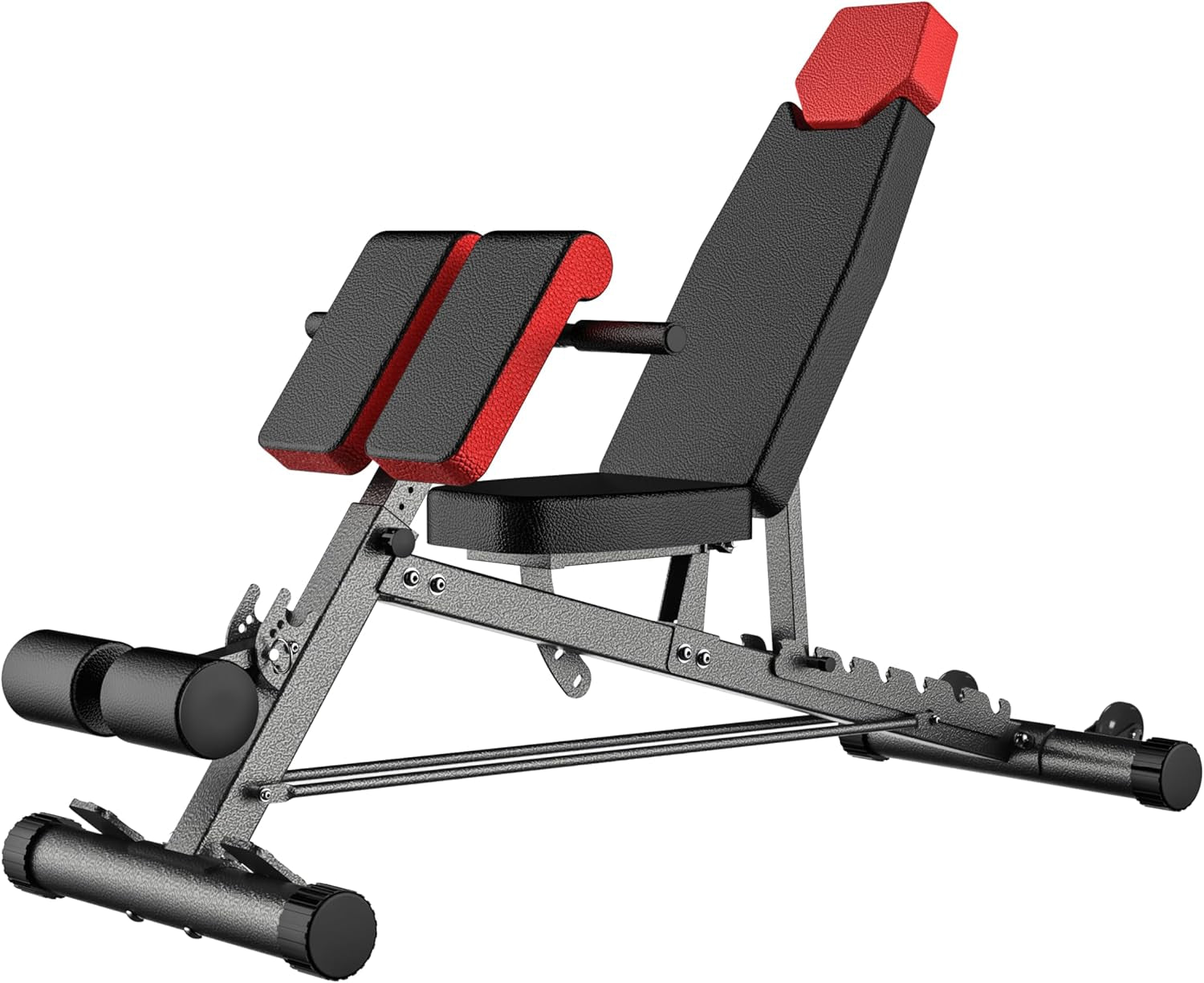 Ultimate All-in-One Multi-Functional Weight Bench for Total Body Workout – Hyper Back Extension, Roman Chair, Adjustable Ab Sit-Up, Incline/Decline, and Flat Bench